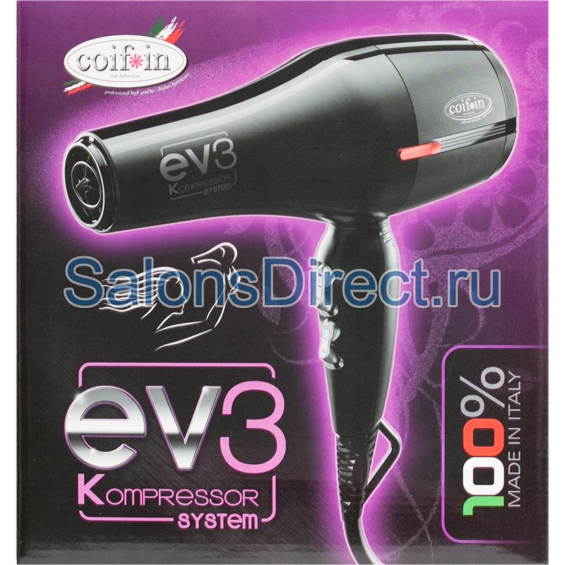      Coifin EV3 R Black   SalonsDirect 